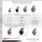 Service Caster 5 Inch Kingpinless Phenolic Wheel Caster Swivel Locks 2 Rigid SCC, 2PK SCC-KP30S520-PHR-BSL-2-R-2 - alternate 5